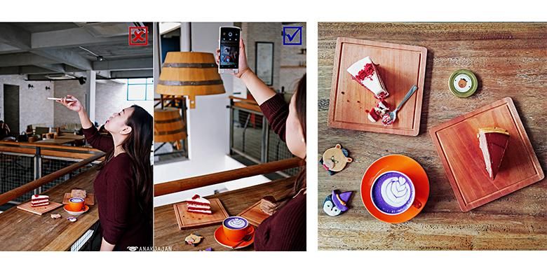 Ilustrasi food photography dengan oppo N3