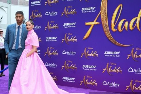 Pemeran Putri Jasmine di Aladdin Ternyata Istri Pemain Liga Inggris