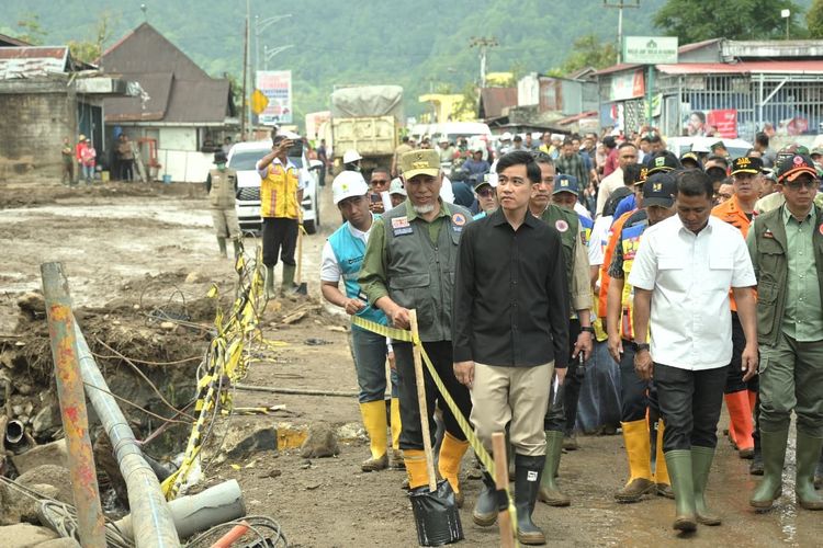Tinjau Banjir Bandang Solok, Wapres Gibran Prioritaskan Pemulihan Lahan Pertanian