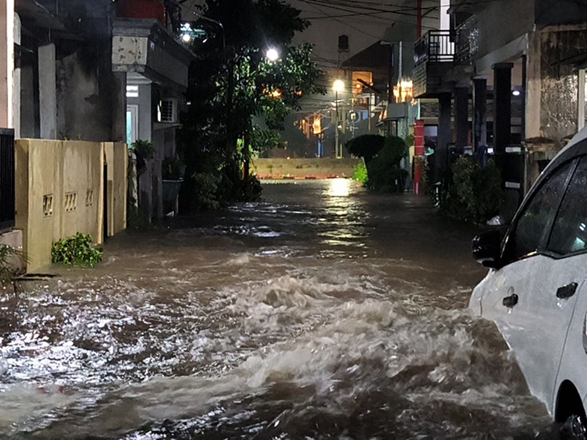 Banjir di Tangsel Surut sejak Minggu Sore