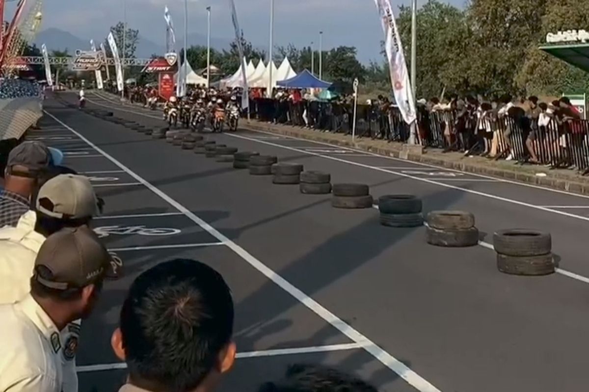 Sirkuit Pantai Boom Banyuwangi tempat digelarnya BOSC Road Race 2024