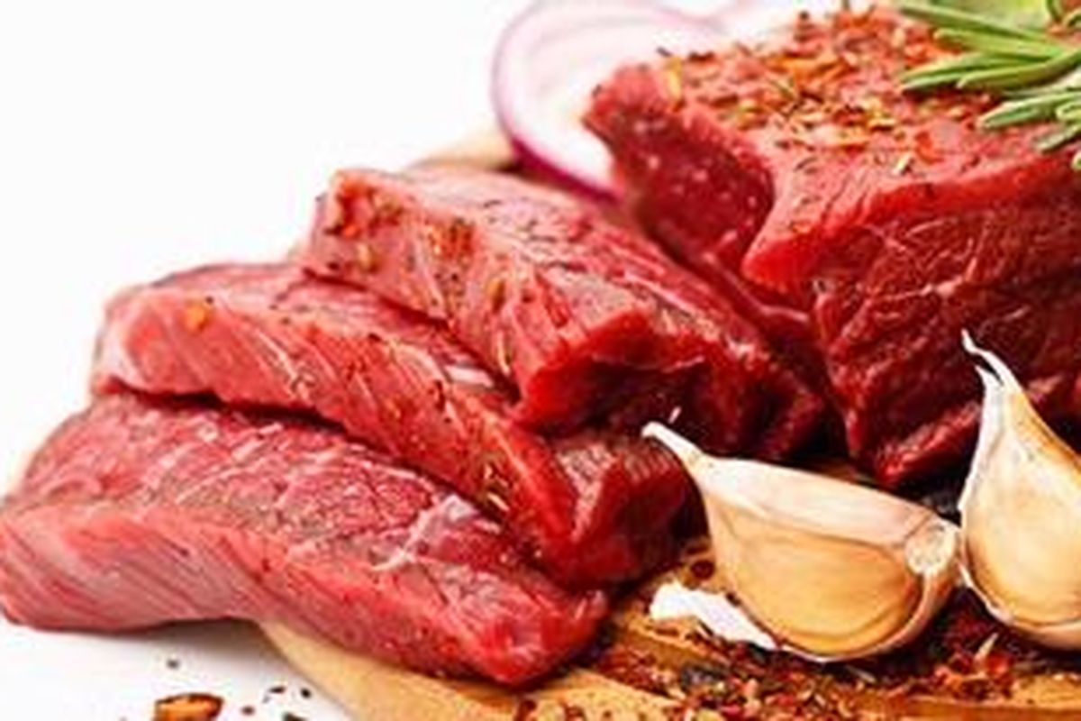 Daging sapi yang bersih (lean meat) hanya mengandung 2,8 gr per 100 gram daging.