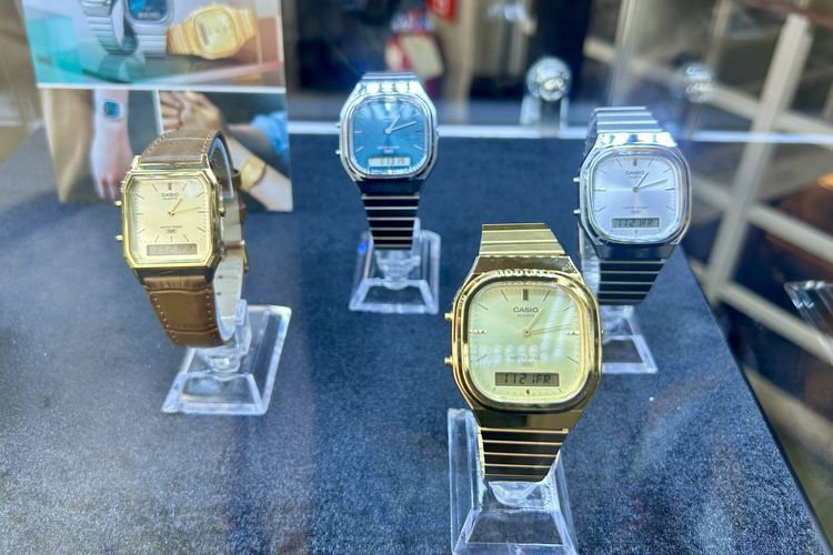 Peluncuran jam tangan terbaru Casio AW-240 dalam acara CASIO VINTAGE “Back in Time, Ahead in Style” di Bangkok, Thailand, Jumat (21/11/2025).