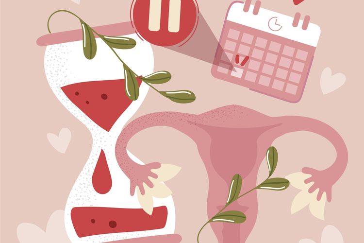 Ilustrasi menstruasi. Benarkah darah haid yang menggumpal tanda kanker serviks?