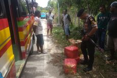 Polisi Sita 400 Liter Miras Tradisional Saat Razia di Dermaga Penyeberangan Maluku
