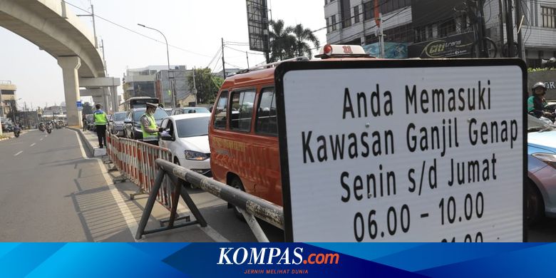 Cegah Corona, Mulai Hari Ini Jakarta Bebas Ganjil Genap