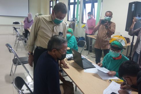 20 Lansia Telah Divasin Covid-19 di RS Pratama Kota Yogyakarta