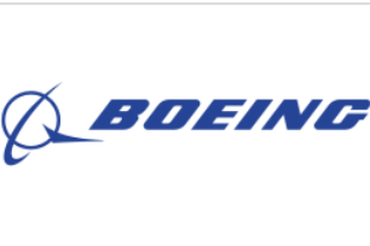 Ilustrasi logo perusahaan Boeing