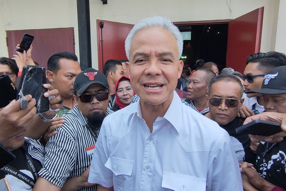 Bakal Calon Presiden (Bacapres) Partai Demokrasi Indonesia Pejuangan (PDI-P) Ganjar Pranowo