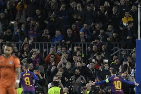 Barcelona Vs Lyon, Lionel Messi dkk Pesta Gol di Camp Nou