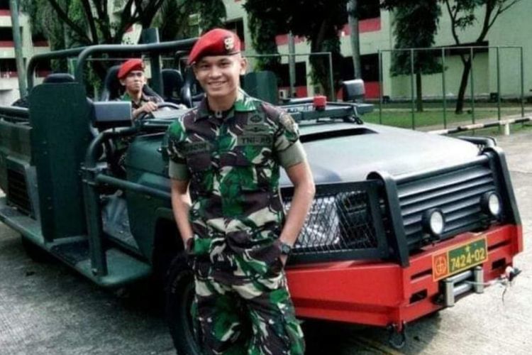 Serda Yusdin, salah satu parajurit TNI yang menjadi korban penembakan oleh kelompok KKSB di Nduga, Papua, Kamis (07/03/2019)
