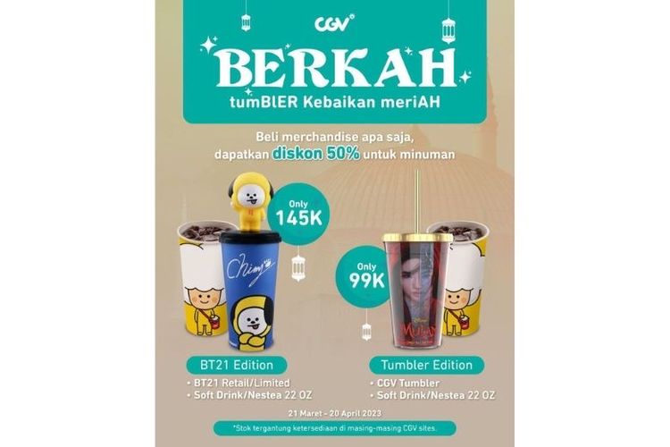 tumblER Kebaikan meriAH (Berkah) yang diadakan CGV selama Ramdhan. 