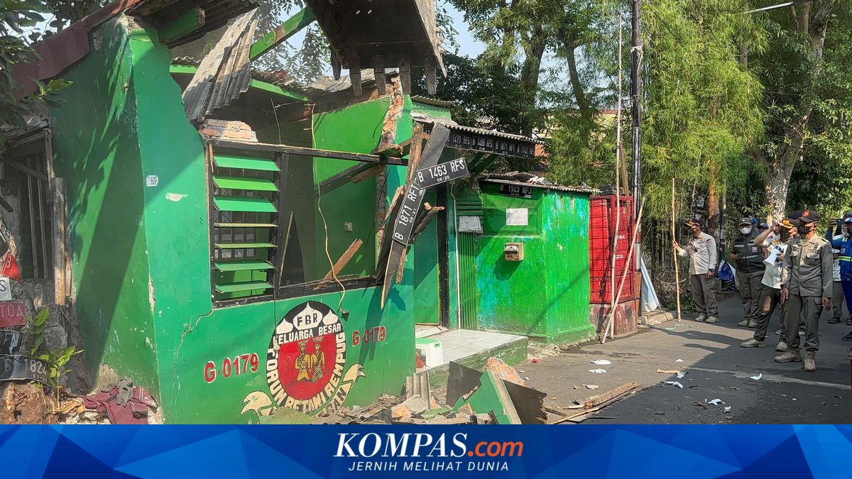 Gebrakan Gila! 60 Bangunan Liar dan Posko Ormas Dibabat Habis di Senen