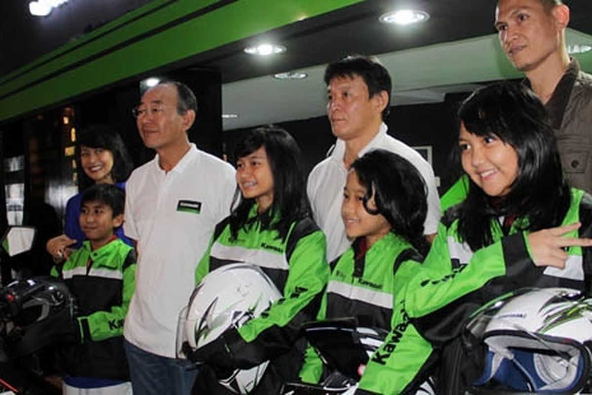 Peresmian Kawasaki Safety Riding School di Kidzania Jakarta.