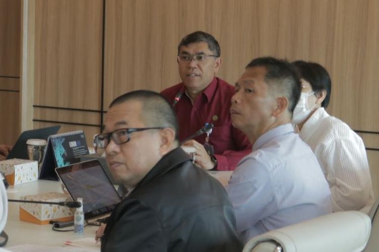 Kementerian Kelautan dan Perikanan (Kementerian KP) beraudiensi dengan The Southeast Asian Fisheries Development Center (Seafdec) di Kantor BRSDM Kementerian KP, Jakarta Pusat, Selasa (14/2/2023).
