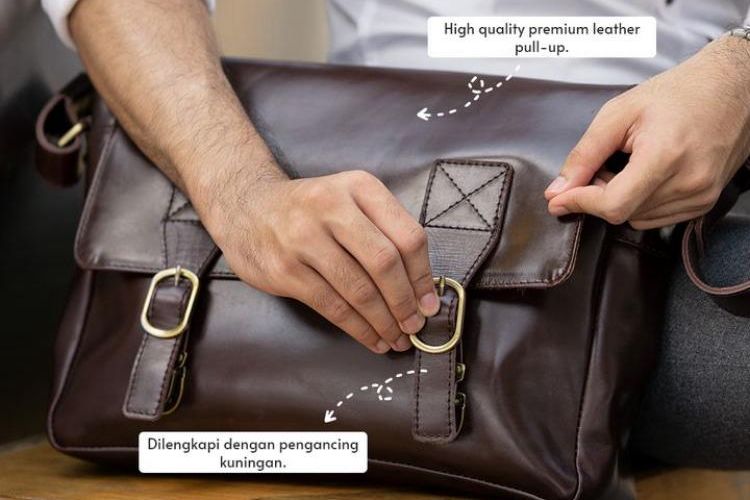 Tas kulit dari merek Kenes Leather.