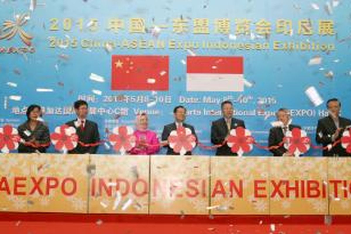 Pembukaan Indonesia CIEXPO 2015 di JIExpo, Jakarta, Jumat (8/5/2015)