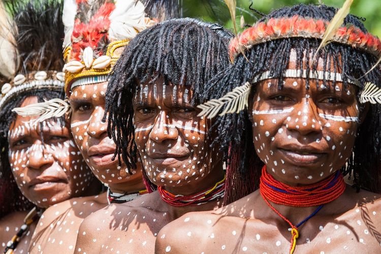 Suku Dani di Wamena, Papua DOK. 