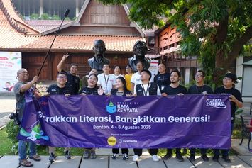 Pelepasan Relawan Jagat Literasi, Kompas.com akan Mengajar dan Berbagi Buku