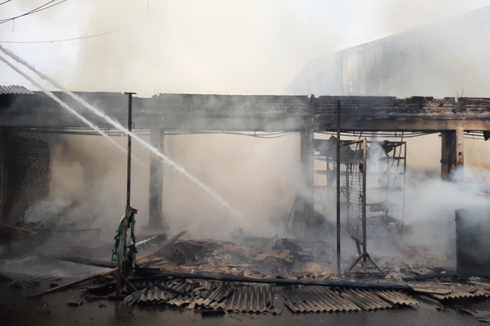 9 Kios di Pasar Serangin Lumajang Terbakar, 7 di Antaranya Ludes