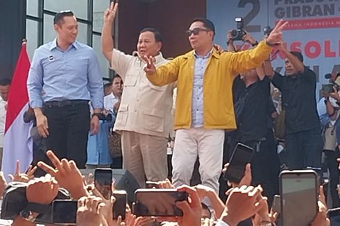 Saat Prabowo Joget di Tasikmalaya, Ridwan Kamil: Gelarnya Presiden RI dan Bapak Gemoy