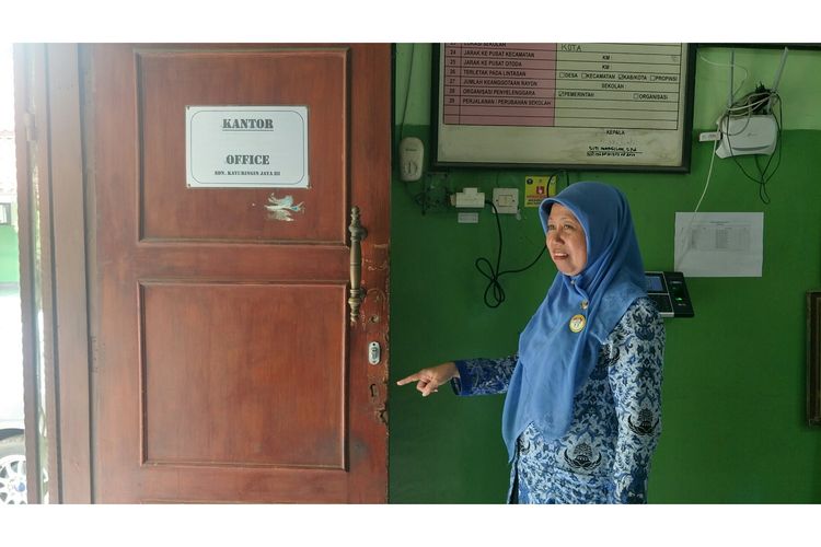 Sekolah SDN Kayuringin 3 Bekasi dibobol, Senin (17/2/2020).