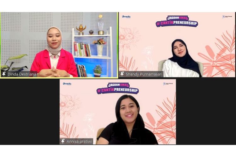 Bootcamp Jagoan Lokal #Cantikpreneurship yang diadakan Sekar Pelangi Foundation dan KG Media. 