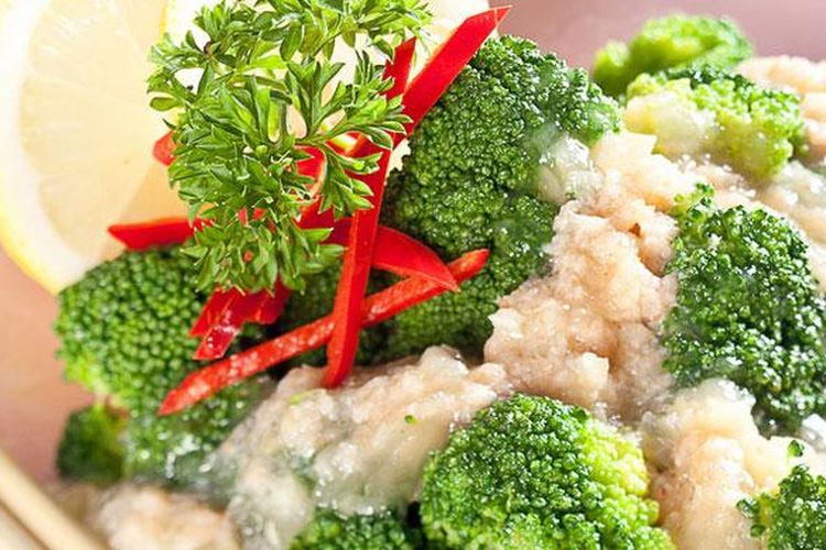 Brokoli Saus Kepiting.