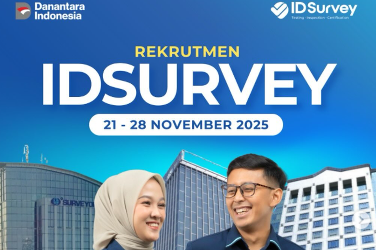 ID Survey Buka Lowongan Kerja untuk Lulusan S1-S2, Cek Syaratnya
