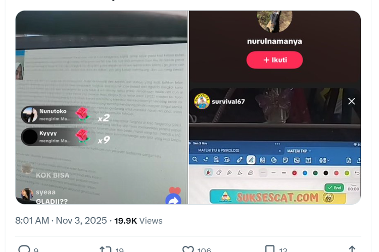 Respons BSKAP Kemendikdasmen soal Peserta TKA yang Live TikTok Saat Ujian Berlangsung