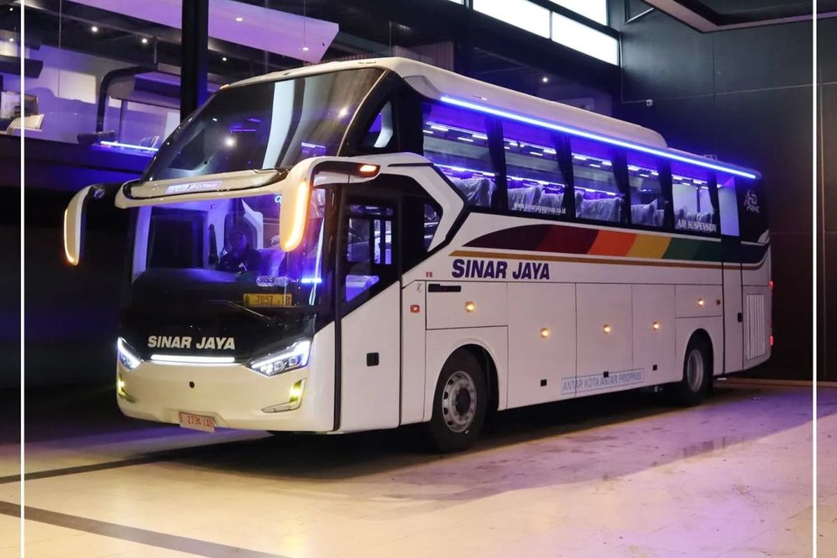 Bus baru PO Sinar Jaya