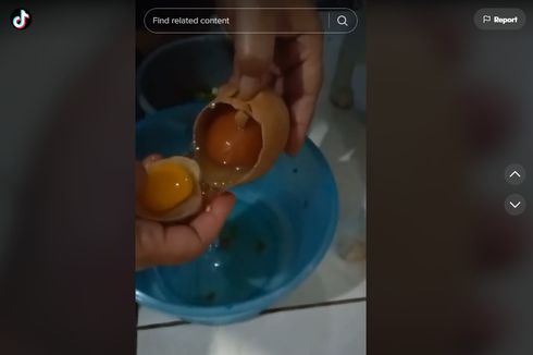 Viral, Video Ada Telur di Dalam Telur, Mengapa Bisa Terjadi?