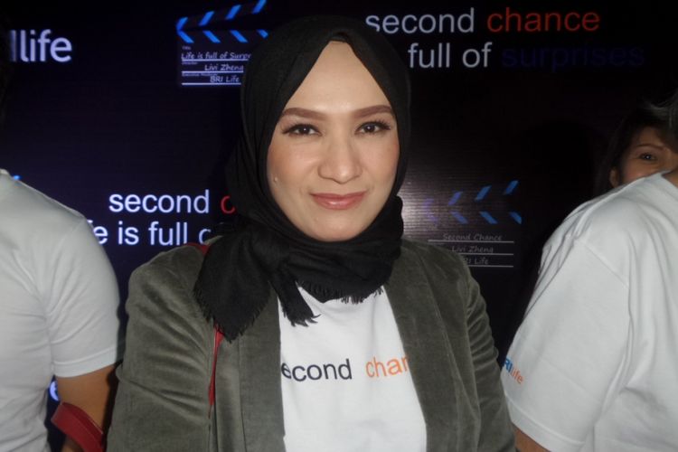 Anna Tarigan dalam konferensi pers dua film pendek arahan sutradara Livi Zheng di Nam Hotel, Kemayoran, Jakarta Pusat, Rabu (13/9/2017).
