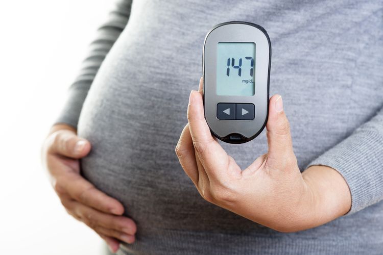 Ilustrasi diabetes pada ibu hamil, ciri-ciri diabetes pada ibu hamil, penyebab diabetes pada ibu hamil. 