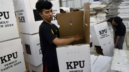 Distribusi Logistik Pemilu, KPU Bandar Lampung Pakai Jasa Ekspedisi