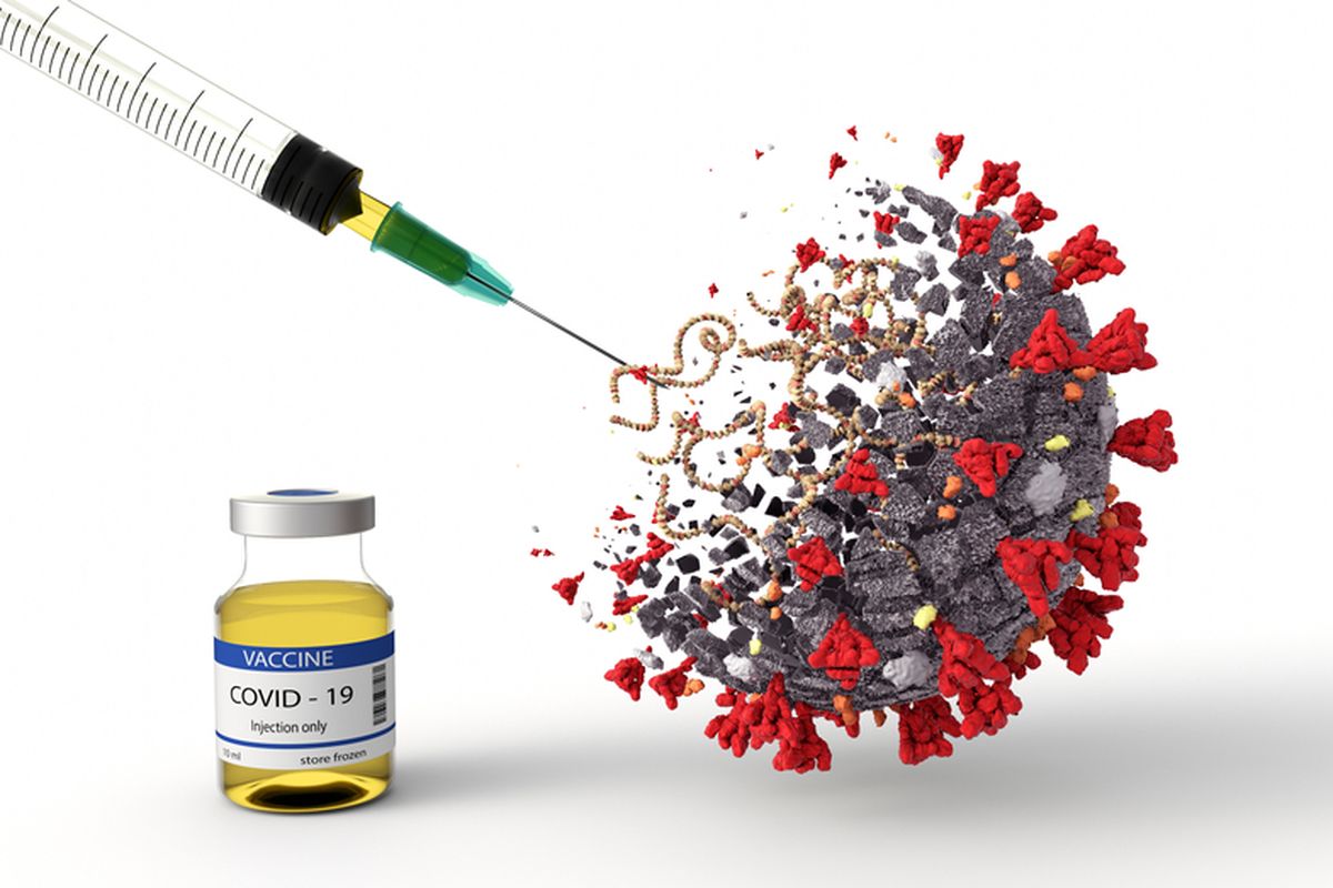 Ilustrasi vaksin corona. Vaksin virus corona yang dikembangkan Rusia, Sputnik V diragukan ilmuwan Barat, terkait data keamanan vaksin yang dikembangkan untuk mencegah Covid-19.