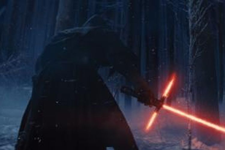 Salah satu adegan dalam film  Star Wars: The Force Awakens 