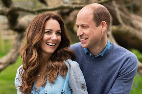 Pangeran William dan Kate Middleton Rayakan 10 Tahun Pernikahan Lewat Sesi Foto Romantis