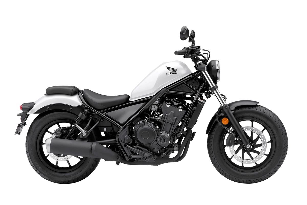 Honda Rebel warna Matte Pearl Summit White