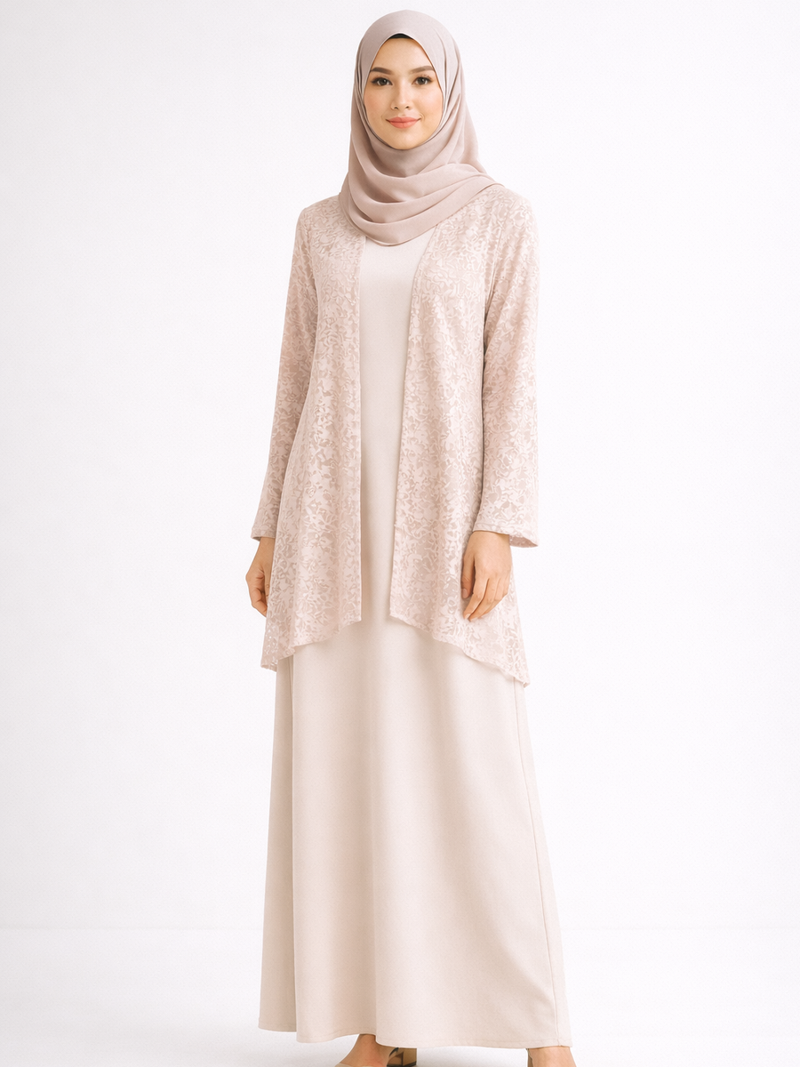 Abaya atau Kaftan Simple.