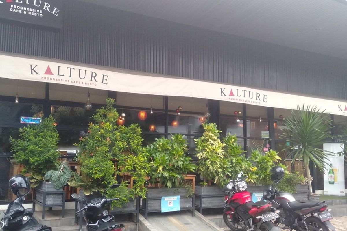 Restoran Kalture Progressive Cafe & Resto di Kawasan Cilandak, Jakarta Selatan, Jumat (10/1/2019)