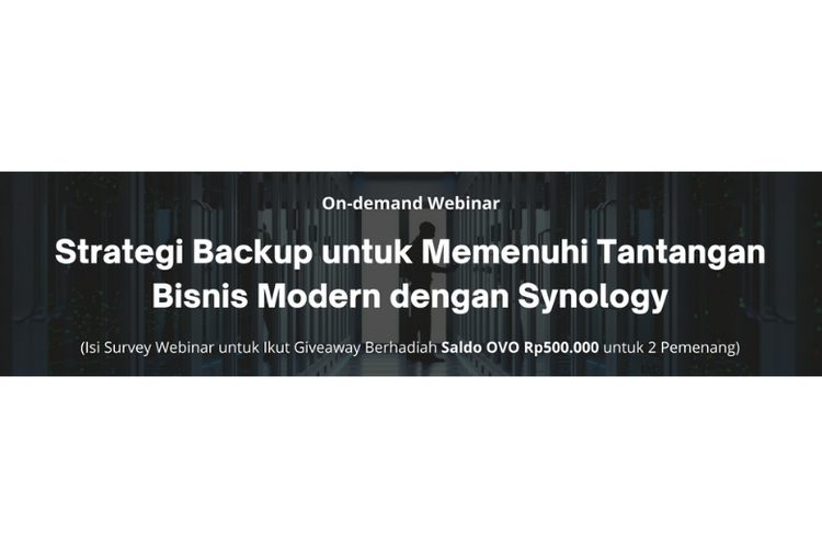 Webinargratis dari Synology. 