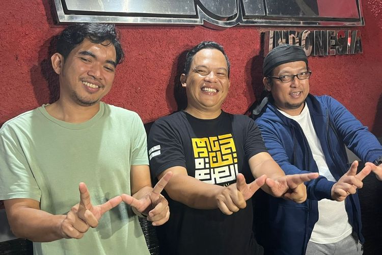 Band Wali saat persiapan konser di Malaysia baru-baru ini. 