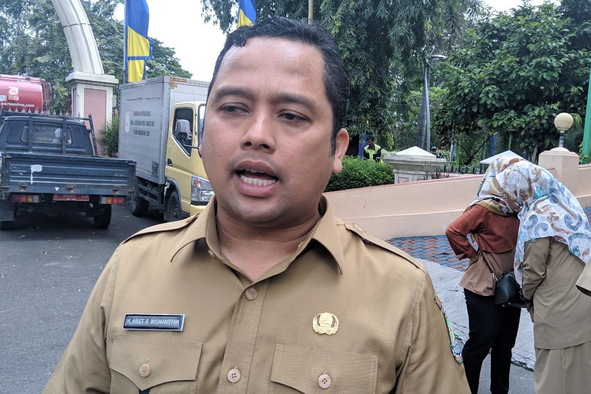 Wali Kota Tangerang Arief Wismansyah saat ditemui di Kantor Dinas Kesehatan Kota Tangerang, Selasa (3/3/2020)