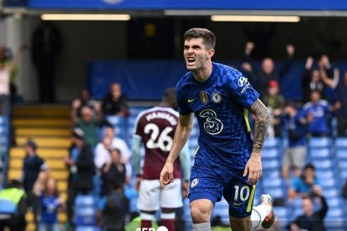 Hasil Chelsea Vs West Ham 1-0, Gol Telat Pulisic Menangkan The Blues