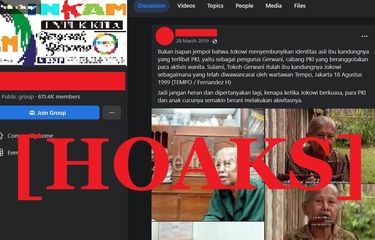 HOAKS] Ibu Kandung Jokowi adalah Pengurus Gerwani Halaman all ...