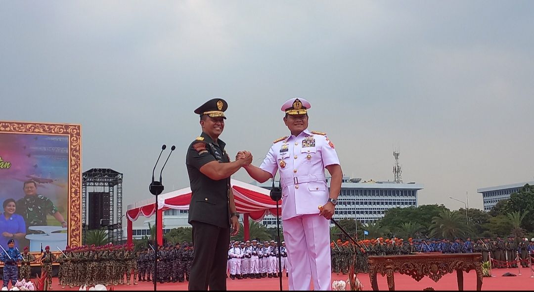 Jenderal Andika Resmi Serahkan Jabatan Panglima ke Laksamana Yudo