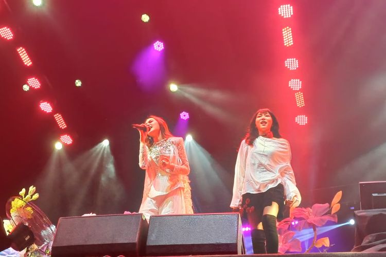 Mahalini Duet dengan Isyana Sarasvati di Pestapora 2024
