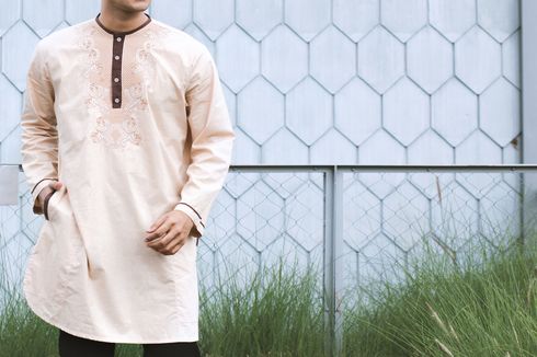 6 Rekomendasi Baju Koko Laki-laki Lengan Panjang buat Lebaran