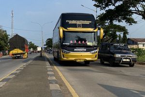 One Way Berlaku di Tol Cipali, Mobil dan Bus Arah Jakarta Padati Jalur Pantura Indramayu